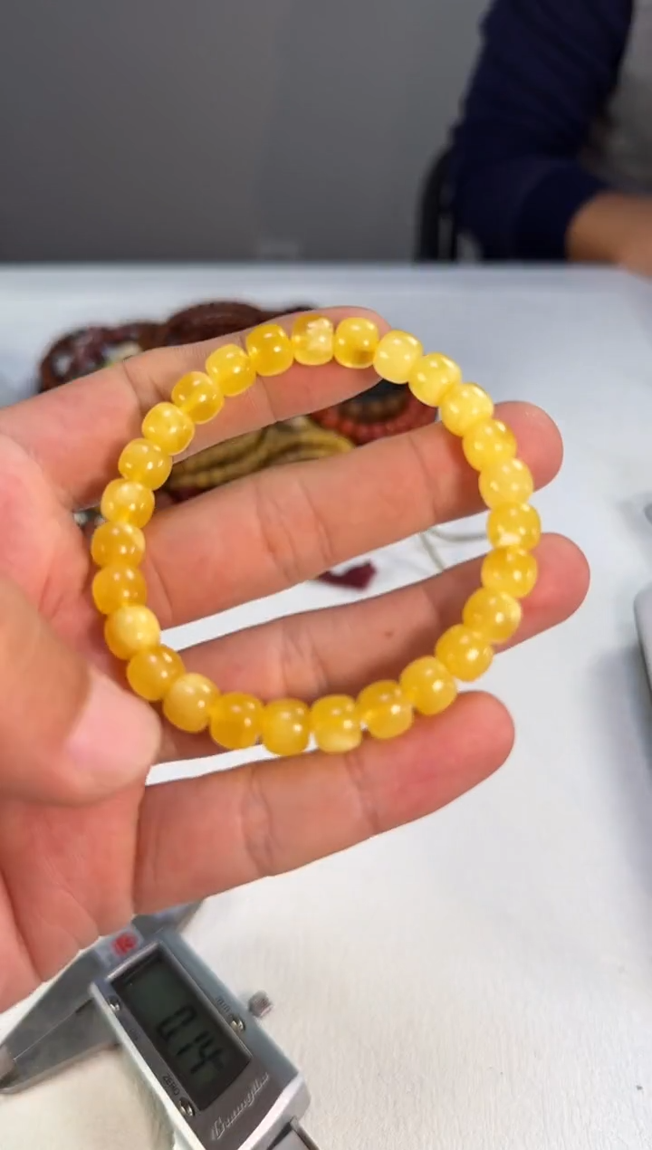手链琥珀未镶嵌尺寸8.2