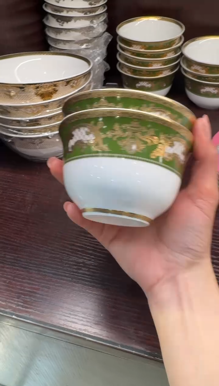 【闪购商品】瓷片4英寸茶碗 2个  福利款