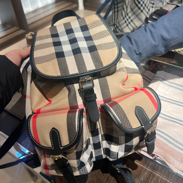 【奥地利直邮】BURBERRY/博柏利 巴宝莉经典格纹双肩包 