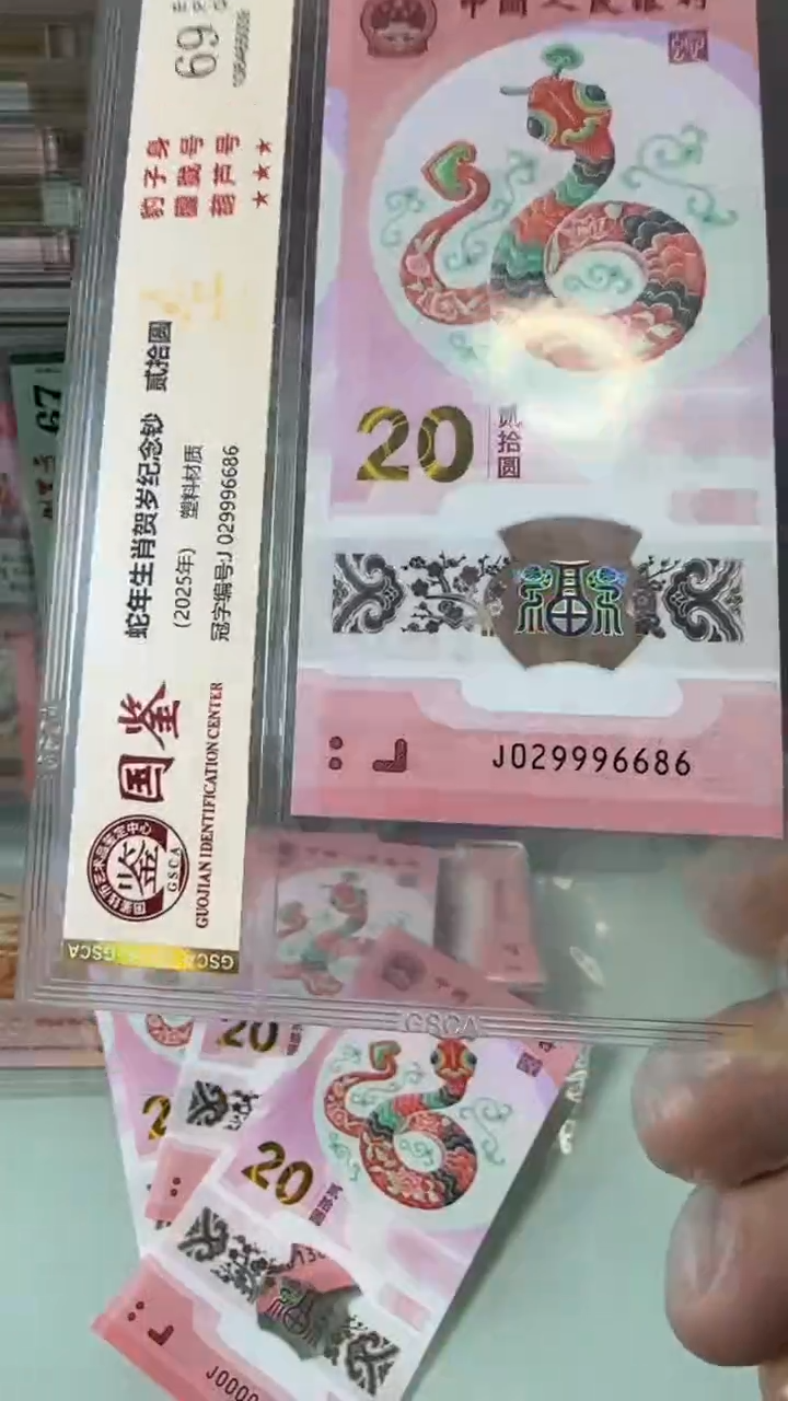 【闪购商品】塑料029996686-蛇钞单张！