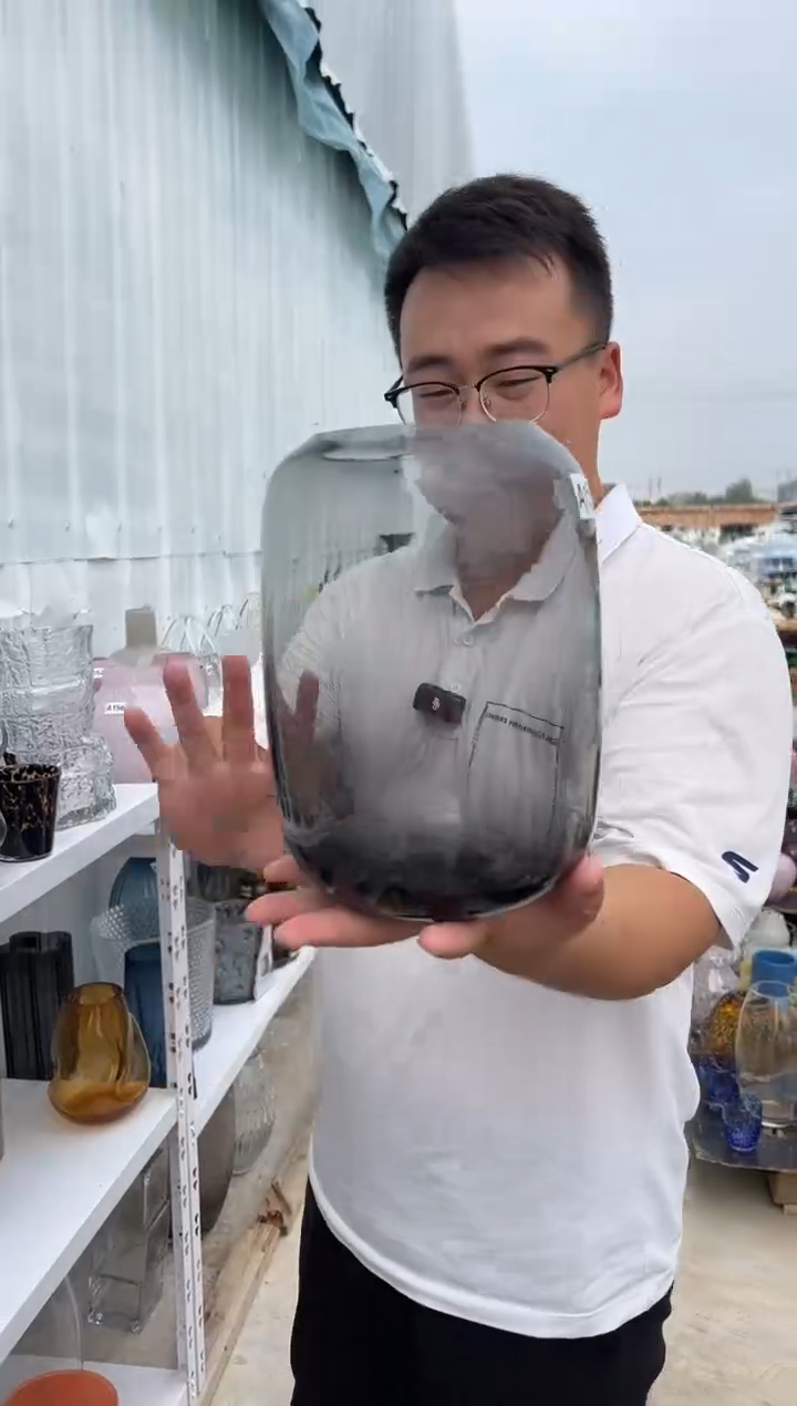 玻璃花瓶用于客厅桌面插花装饰