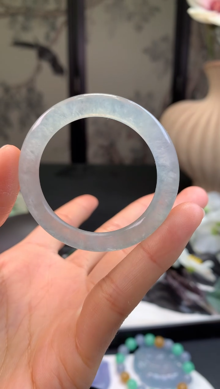 未镶嵌定制翡翠0466729965（38*4.9*6.4）