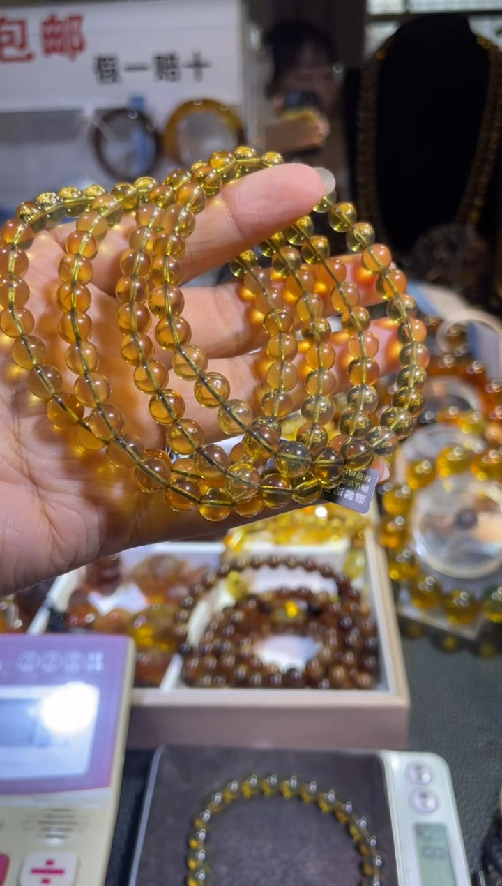 未镶嵌琥珀裸石感**心卡7