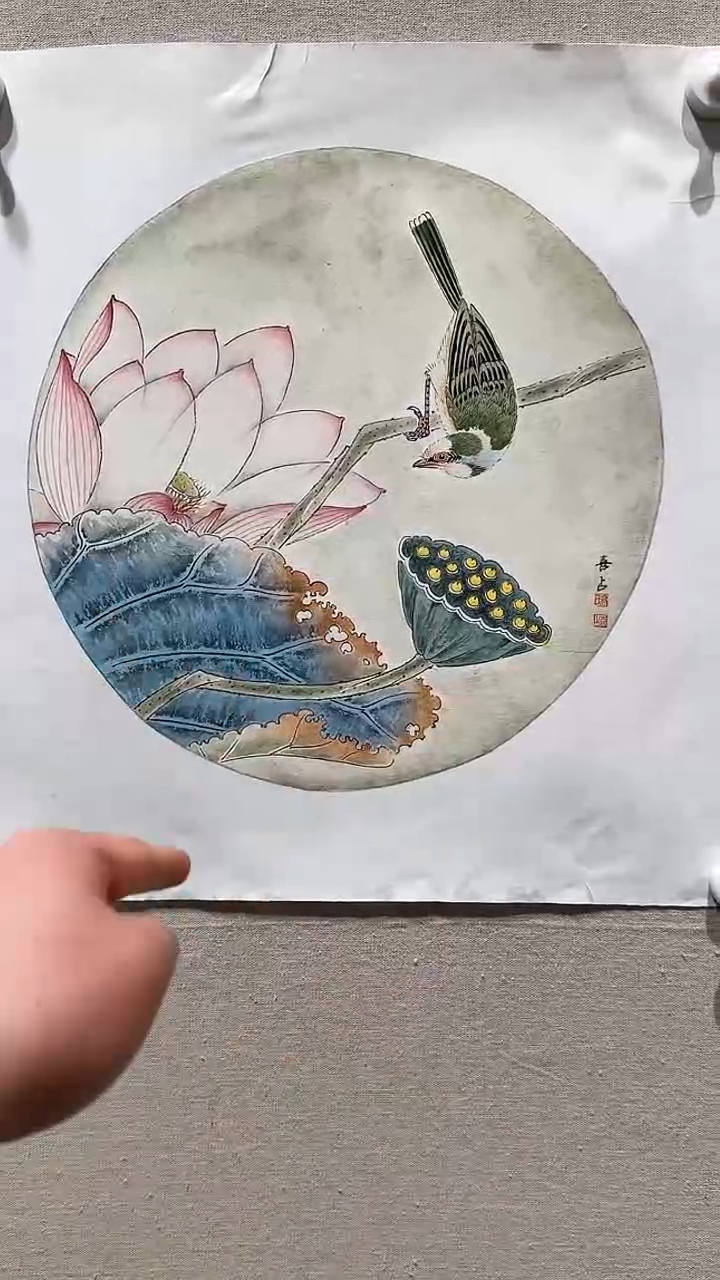 【闪购商品】国画高喜占老师1平尺作品A6