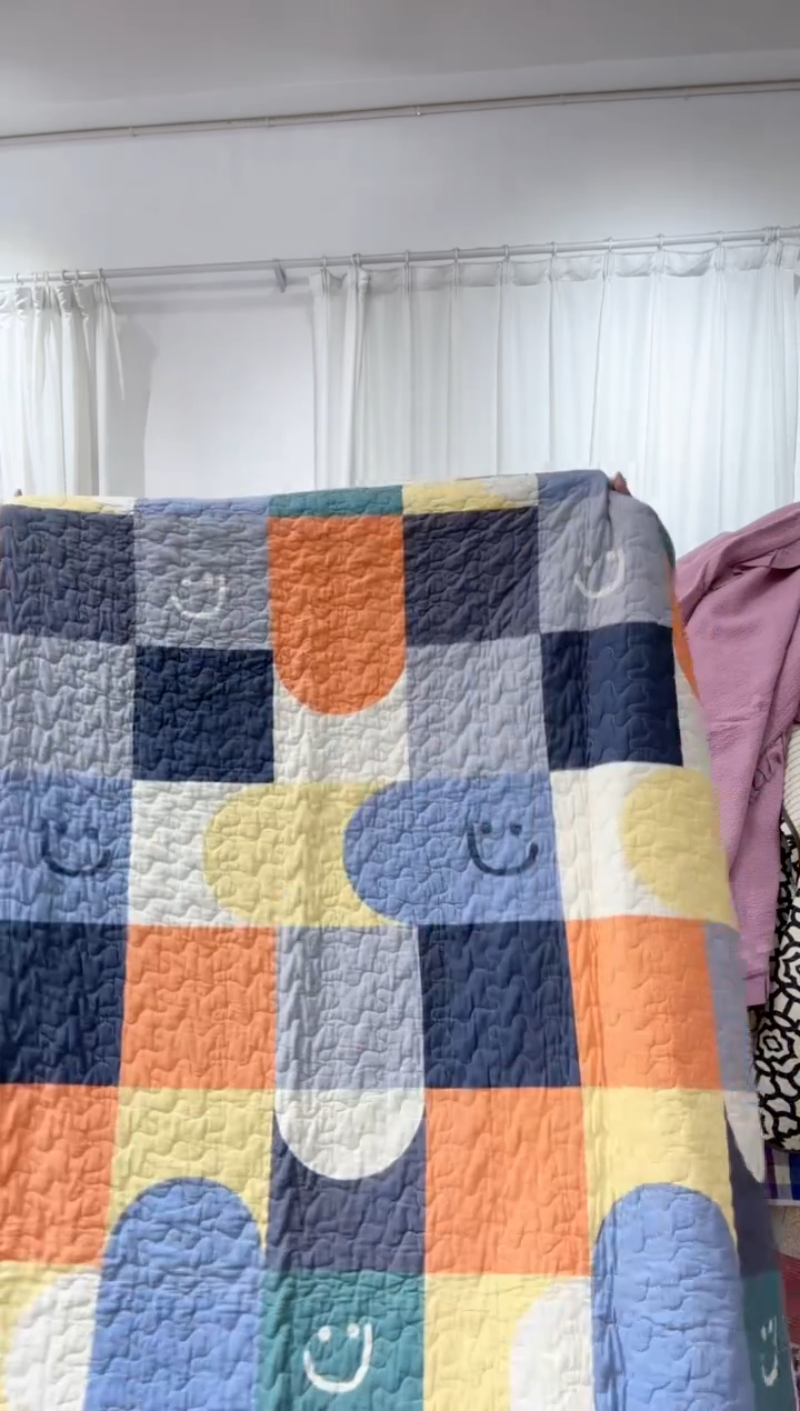 棉150*200纯棉床盖36号微瑕