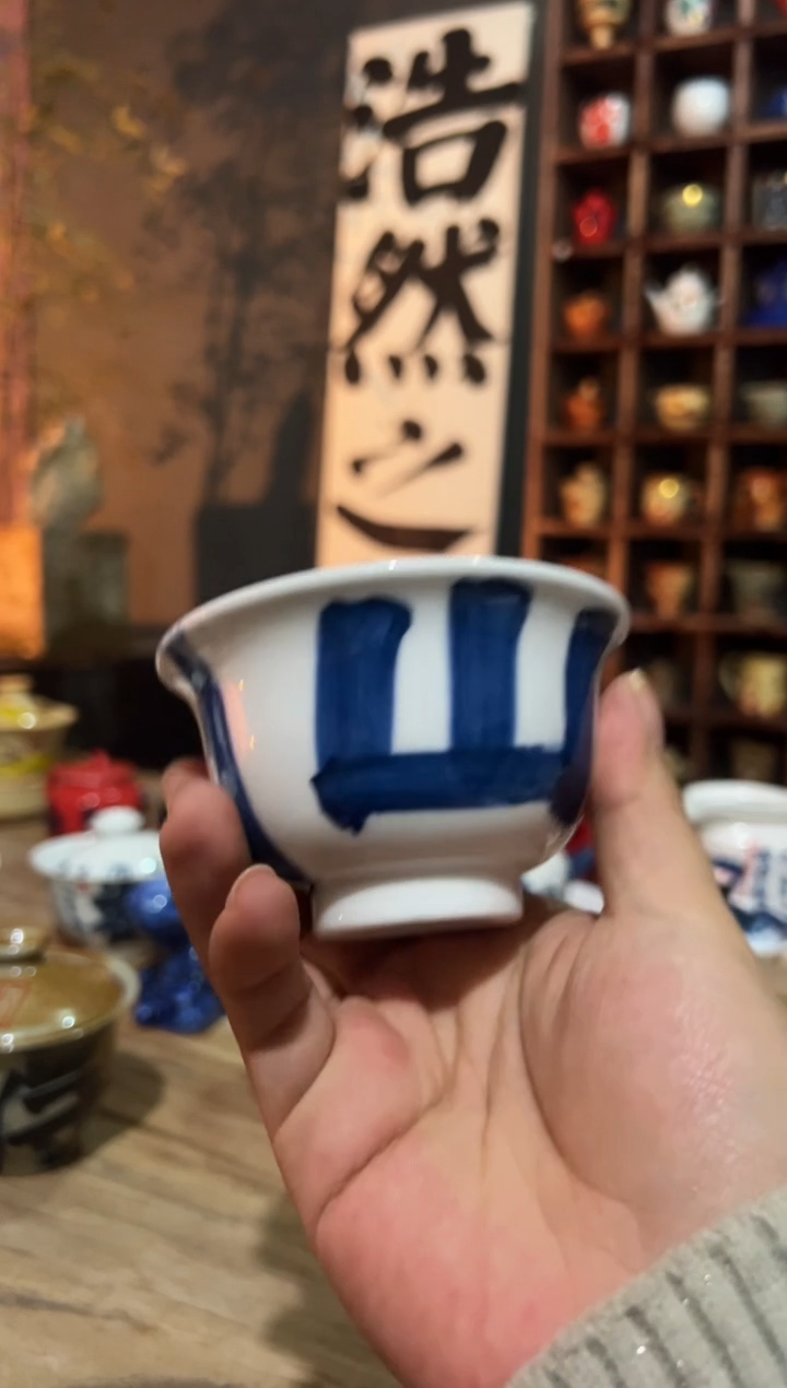 【闪购商品】观云听雨原创手绘茶具