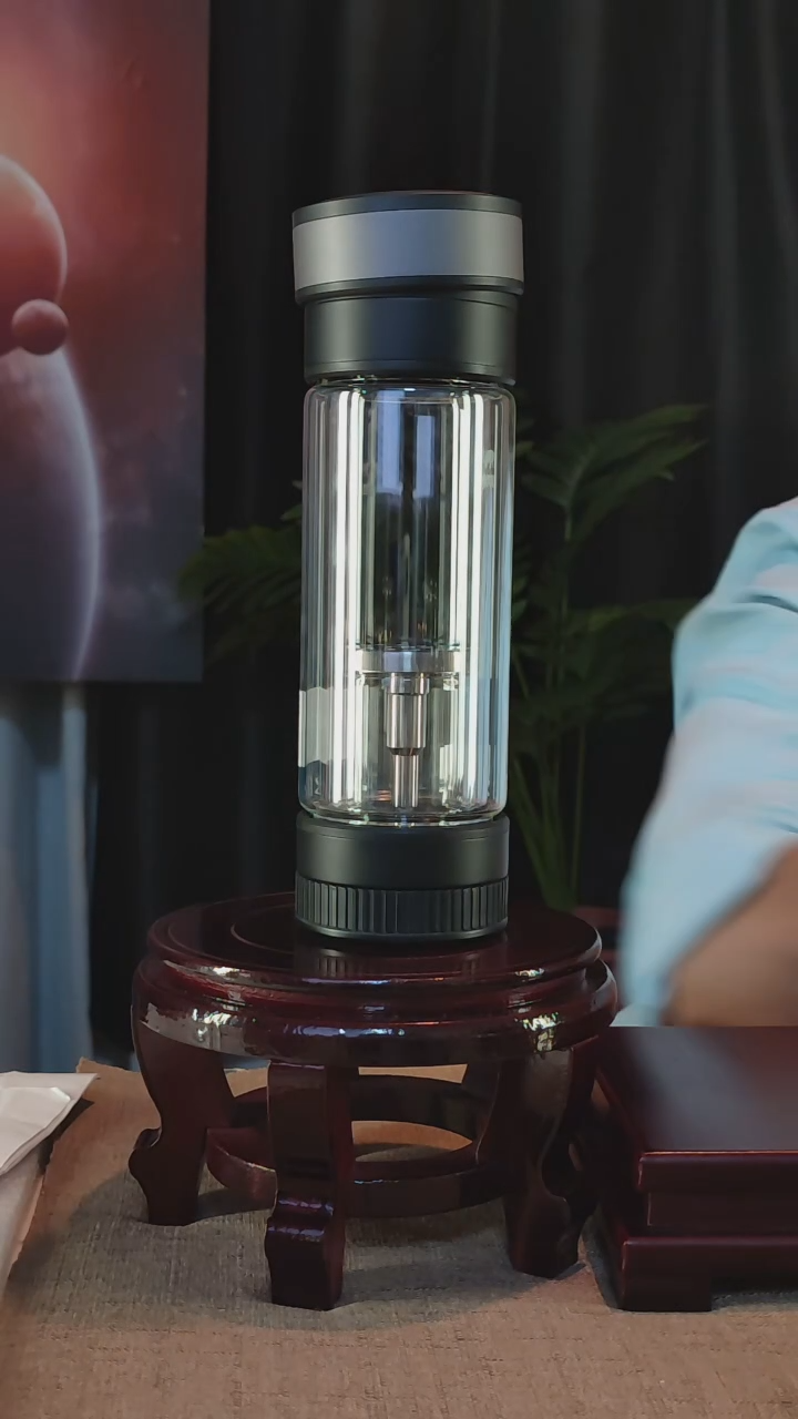 高硼硅玻璃盖子款V258L-水泥灰-310ml