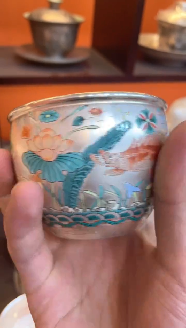 【闪购商品】@@@@@@@@@@@@鱼藻纹银杯