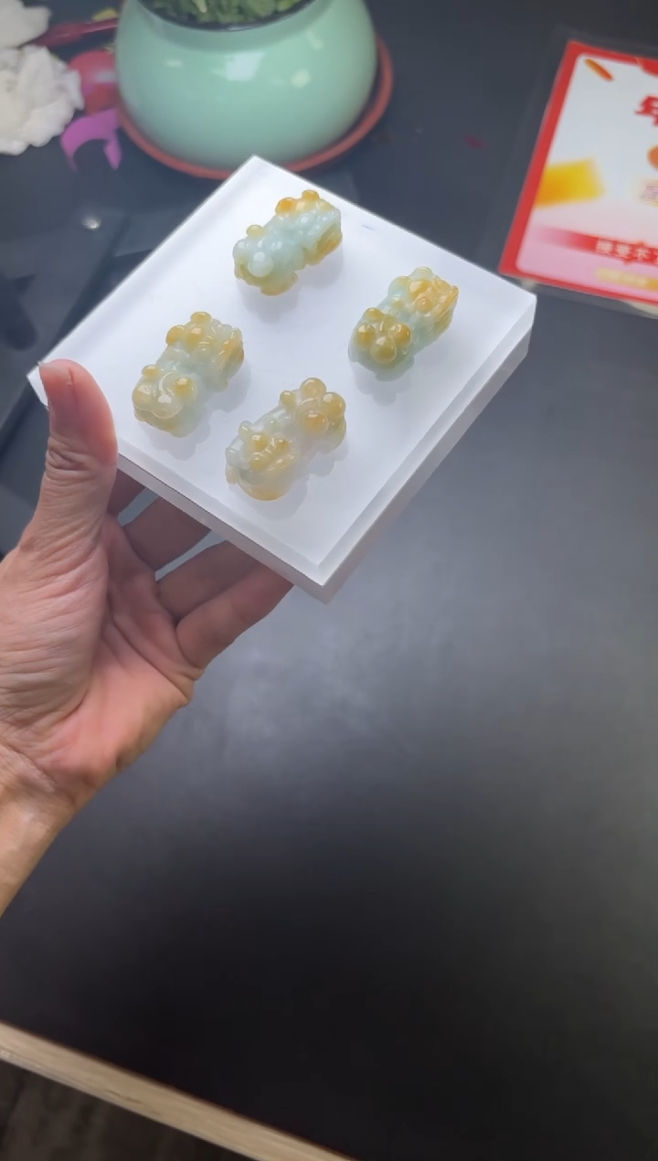 【闪购商品】翡翠挂件未镶嵌多样性发一件YQX2貔貅