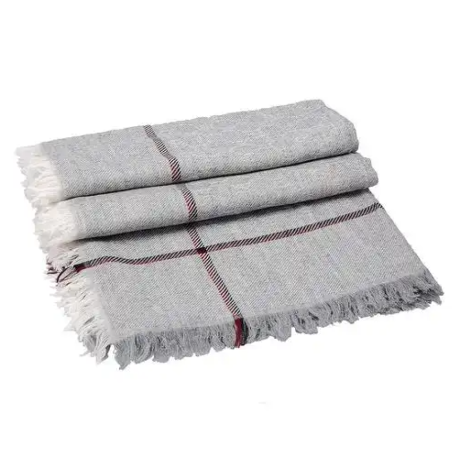 【B款】仓库现货 | 时尚围巾格子商务百搭服饰库存围巾灰色黑色随机