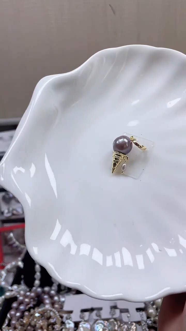 未镶嵌吊坠淡水珍珠【纯恬饰品】