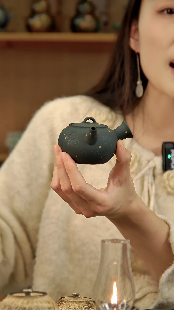 言野手作 初雪侧把壶