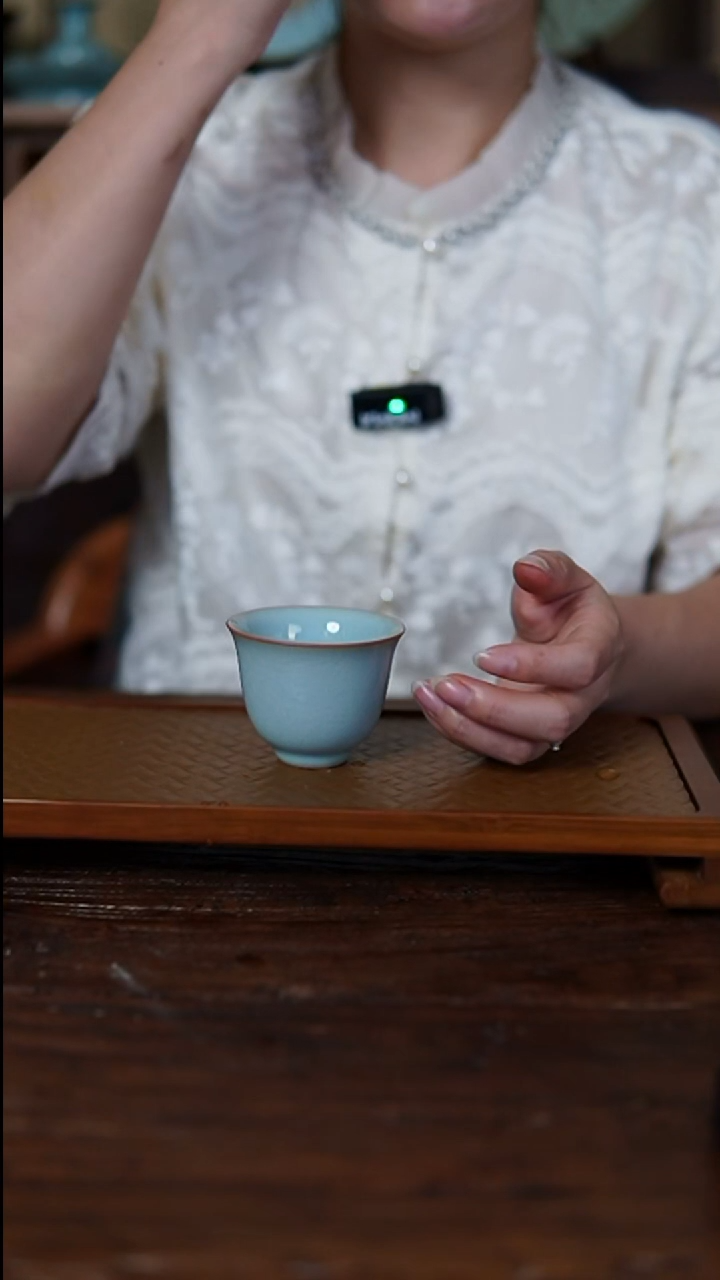 天青色汝瓷铃铛杯