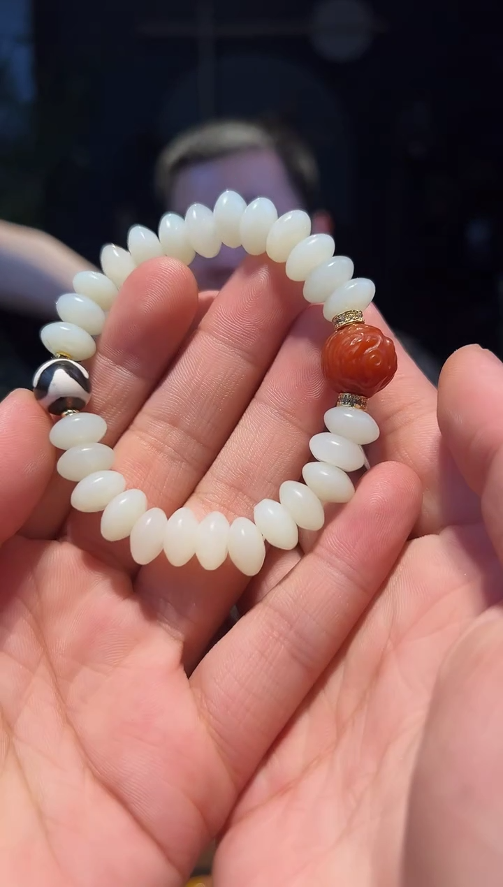 【闪购商品】和田玉手串未镶嵌念珠串