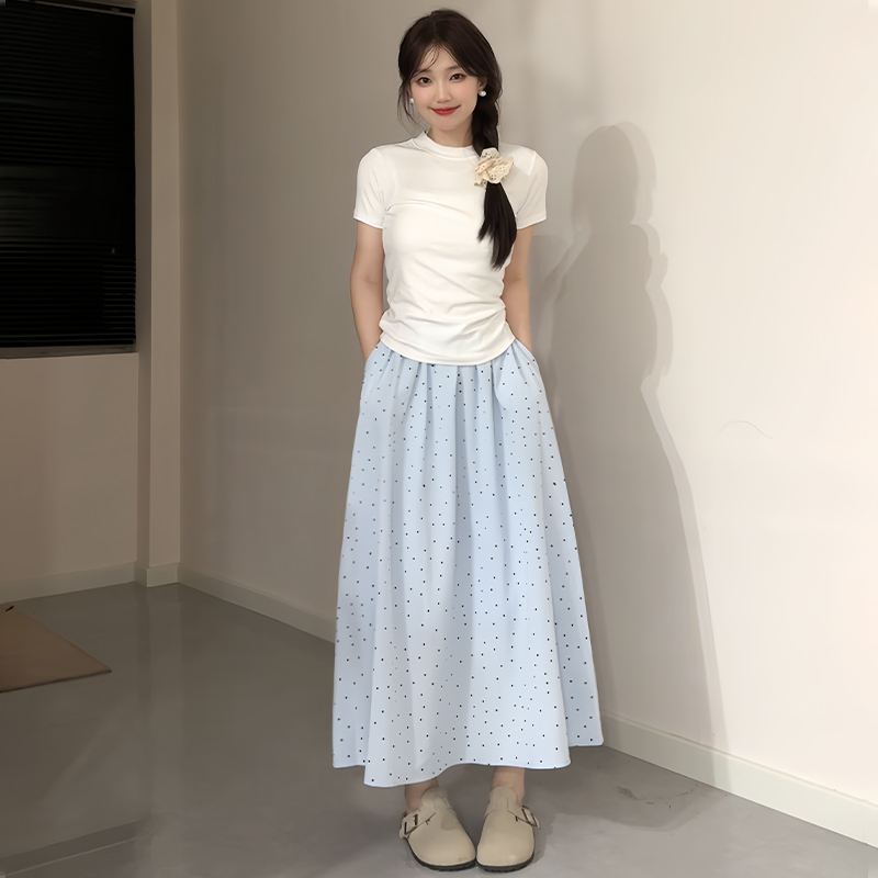 气质简约通勤风半裙（以直播间实物为准）扣号下单