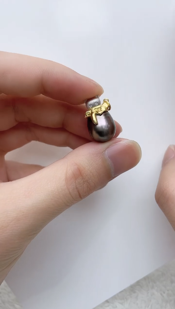 【闪购商品】海水珍珠颈饰银S925镶嵌海水珍珠吊坠