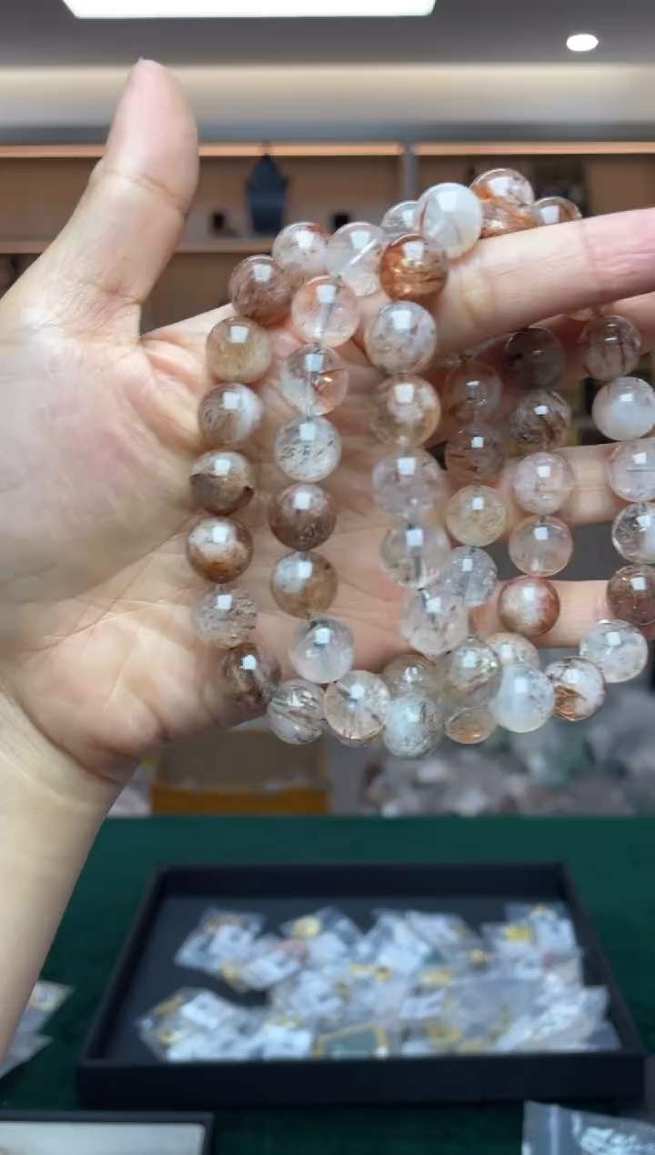 水晶手串未镶嵌多样性发一件