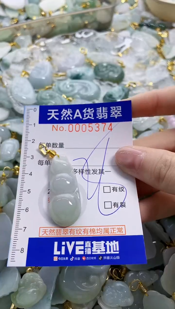 颈饰未镶嵌翡翠天然A货翡翠