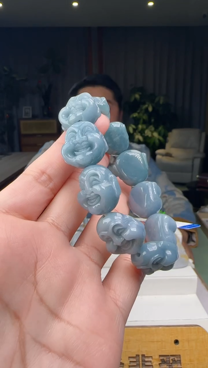 【闪购商品】翡翠手串未镶嵌多样性发一XM@@60B7J09390