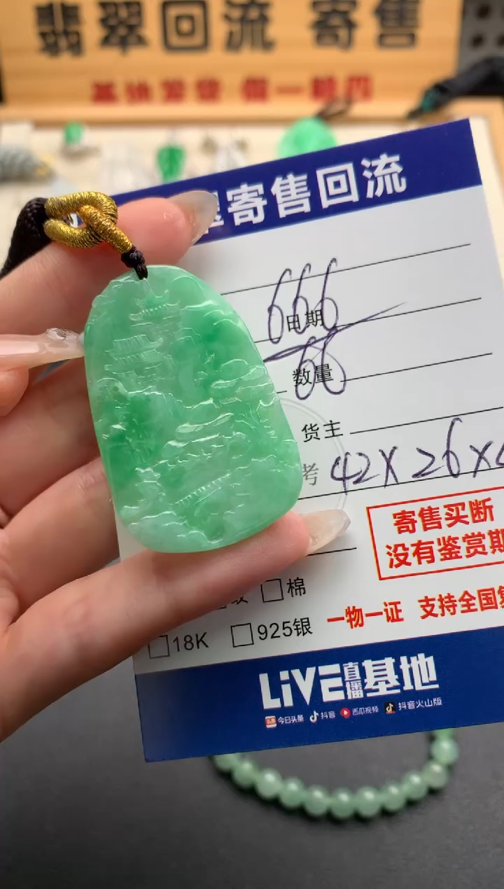 颈饰未镶嵌翡翠10143674