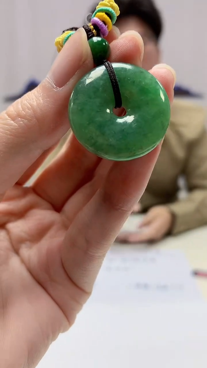 【闪购商品】定制翡翠未镶嵌4688zm-毛货挂件47扣子