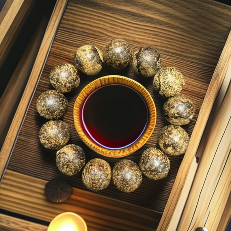 G39龙龙私藏柬埔寨菩萨奇文玩手串18mm