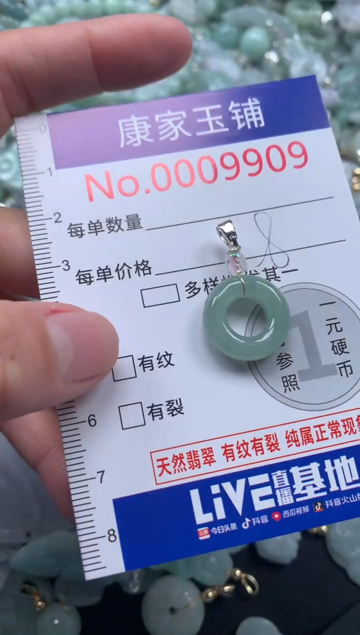 颈饰未镶嵌翡翠9909