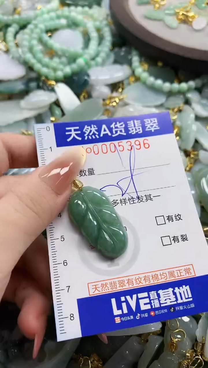 颈饰未镶嵌翡翠天然A货翡翠