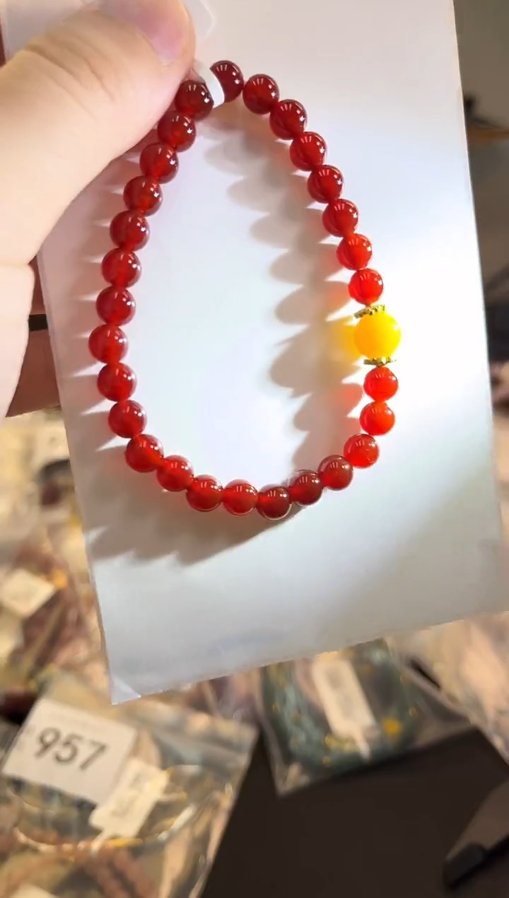 合金手链玛瑙/玉髓货号926