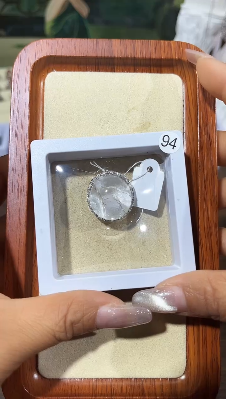 【闪购商品】水晶颈饰银S925镶嵌定制