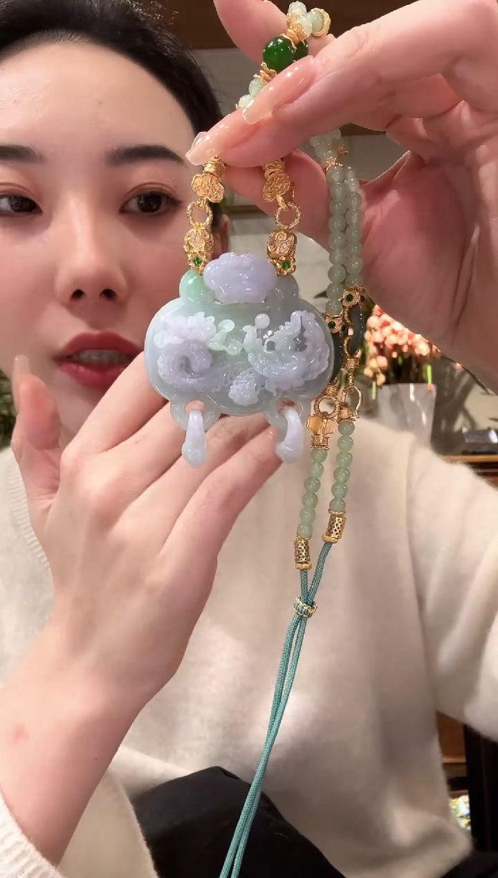 【闪购商品】翡翠颈饰未镶嵌国风