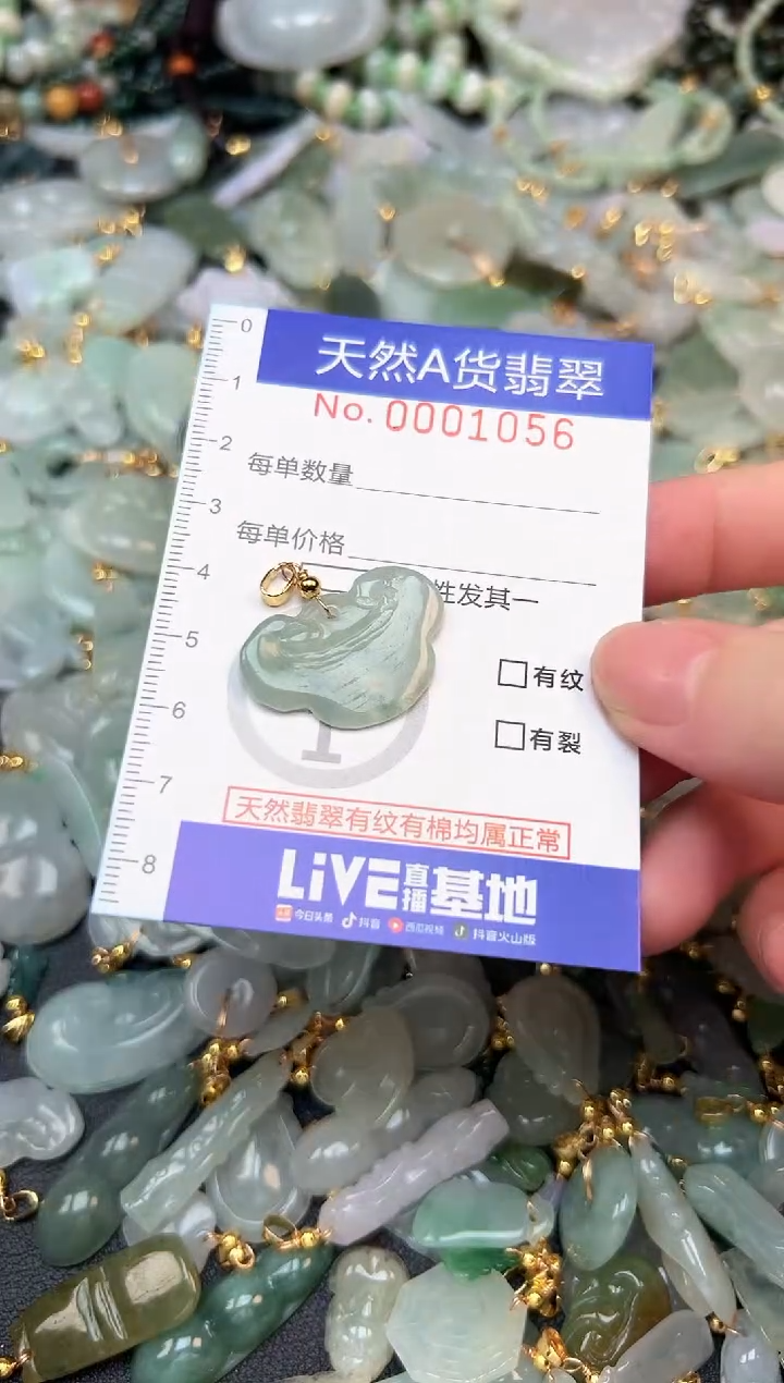 翡翠未镶嵌颈饰夏天时尚百搭闺蜜爆款翡翠天然A货