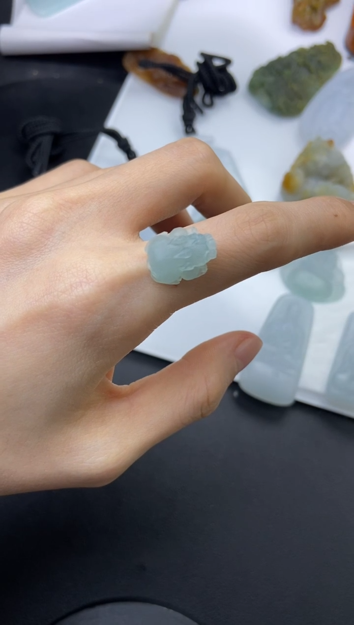 【闪购商品】定制翡翠未镶嵌貔貅