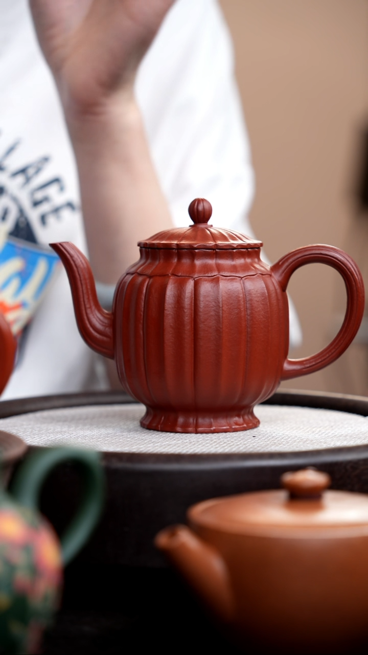 茶壶紫砂朱泥筋囊宫灯