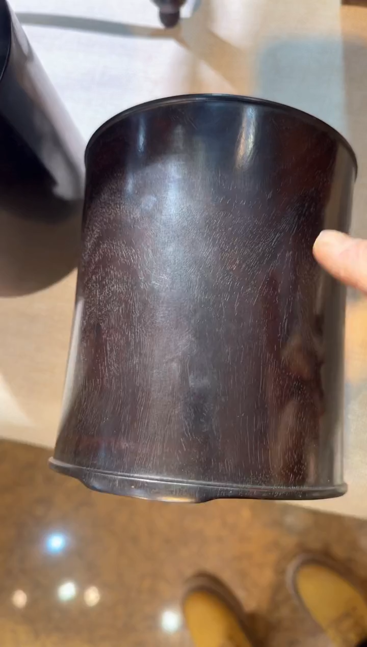 【闪购商品】木小叶   大号笔筒   工艺品