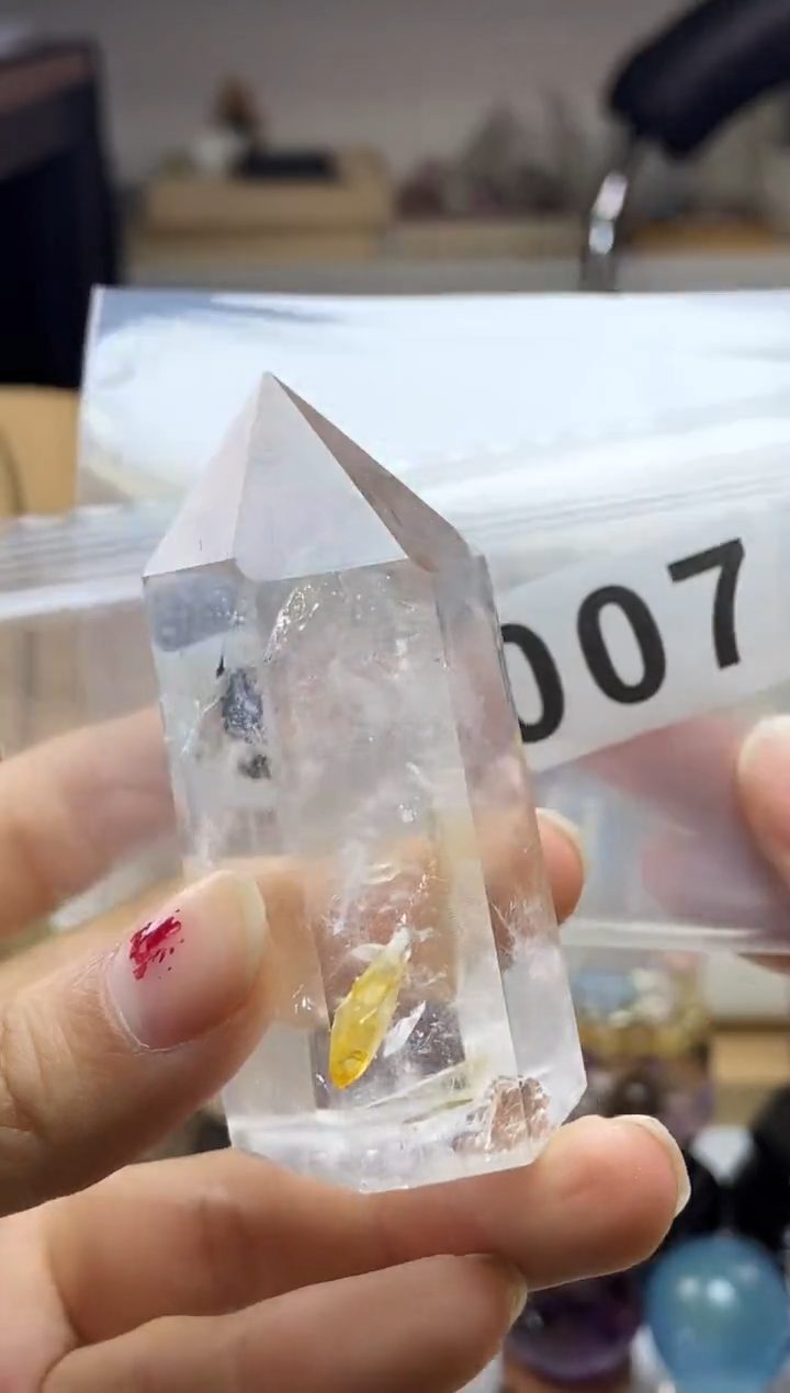 【闪购商品】水晶白柱/007未镶嵌【】