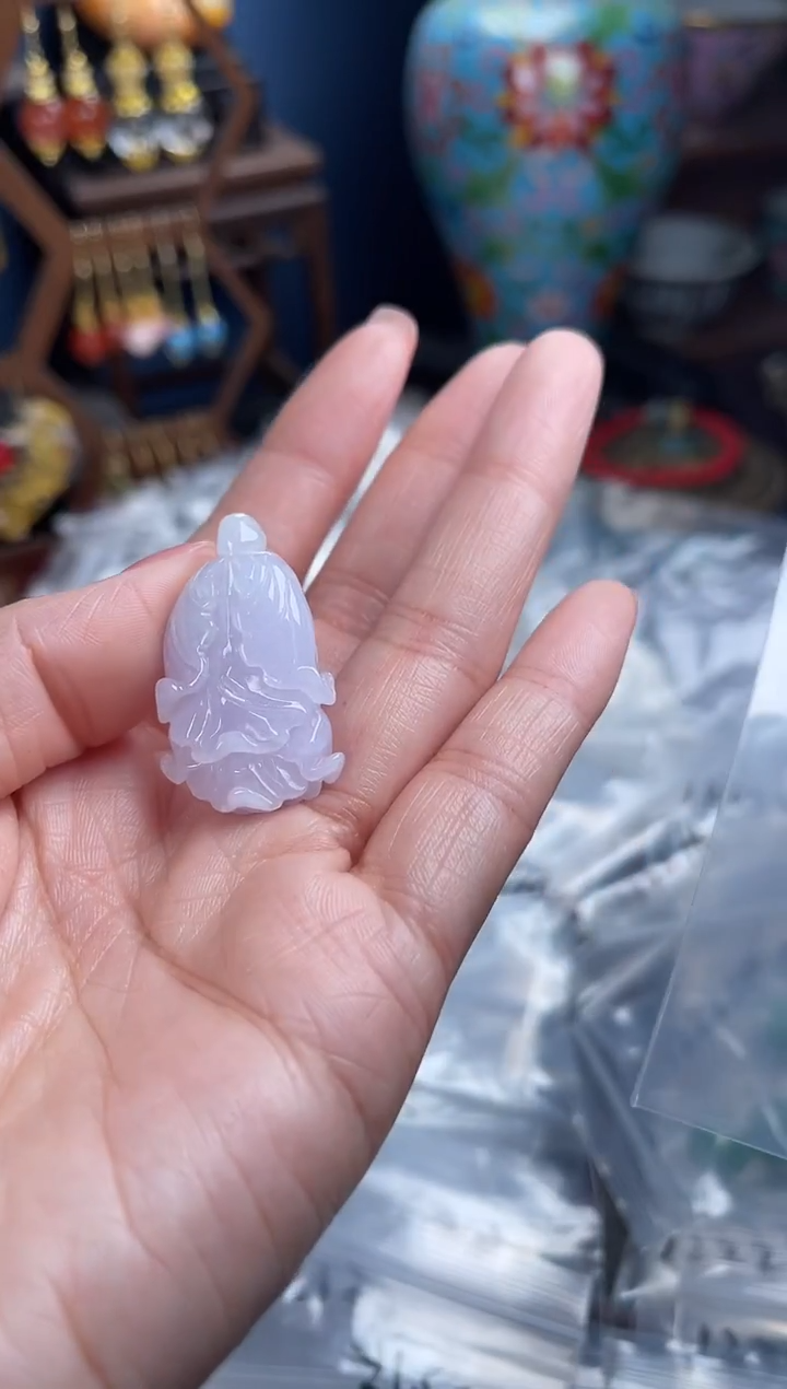 未镶嵌挂件翡翠雪****️，122226