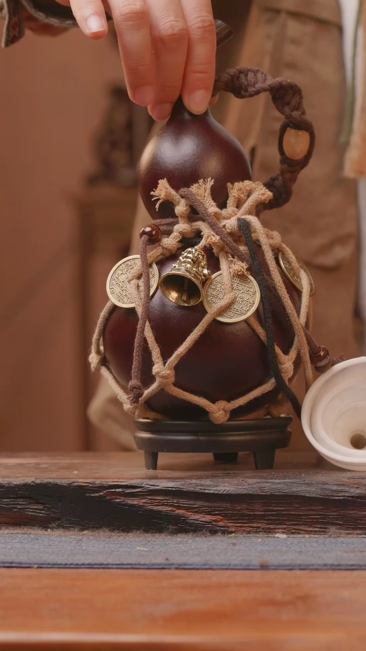 【闪购商品】458号精品大漆葫芦防腐防渗装水茶酒