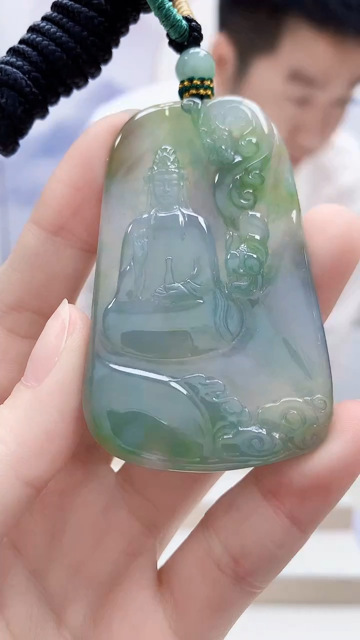 未镶嵌定制翡翠5028ry-毛货挂件99