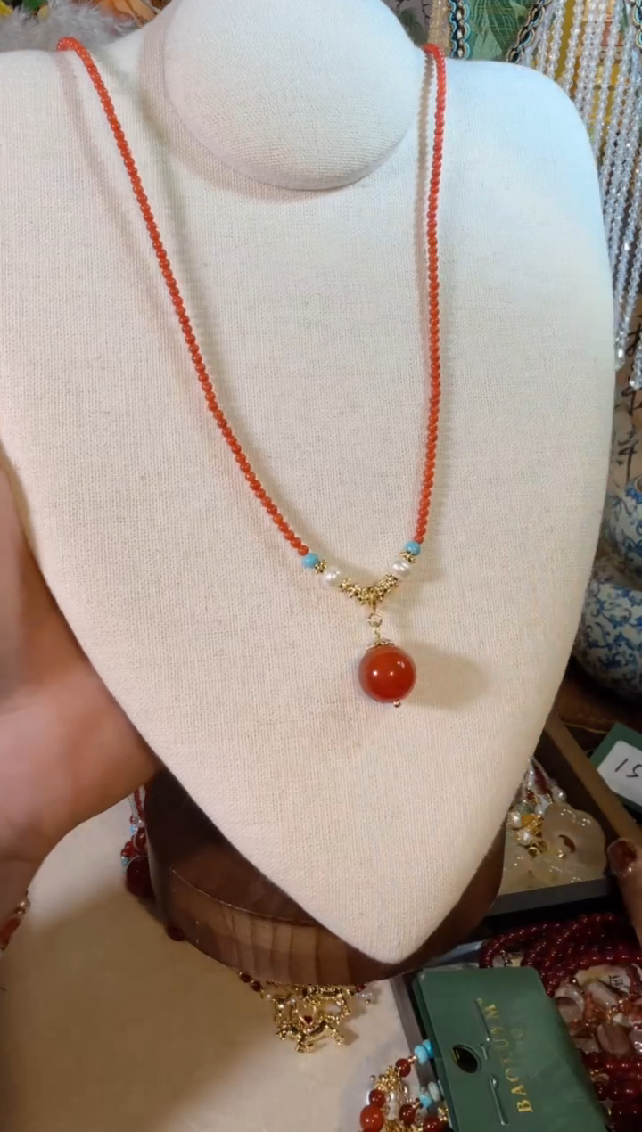 项链未镶嵌南红玛瑙251