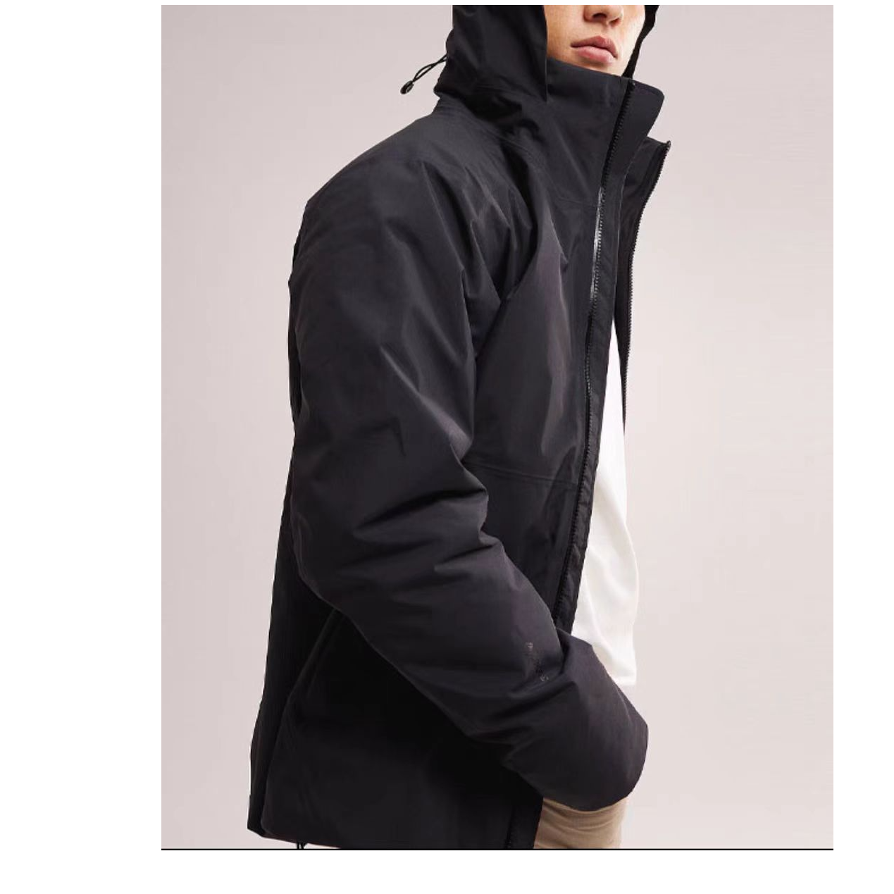 硬壳01【专属】冲锋防水保暖连帽P棉外套