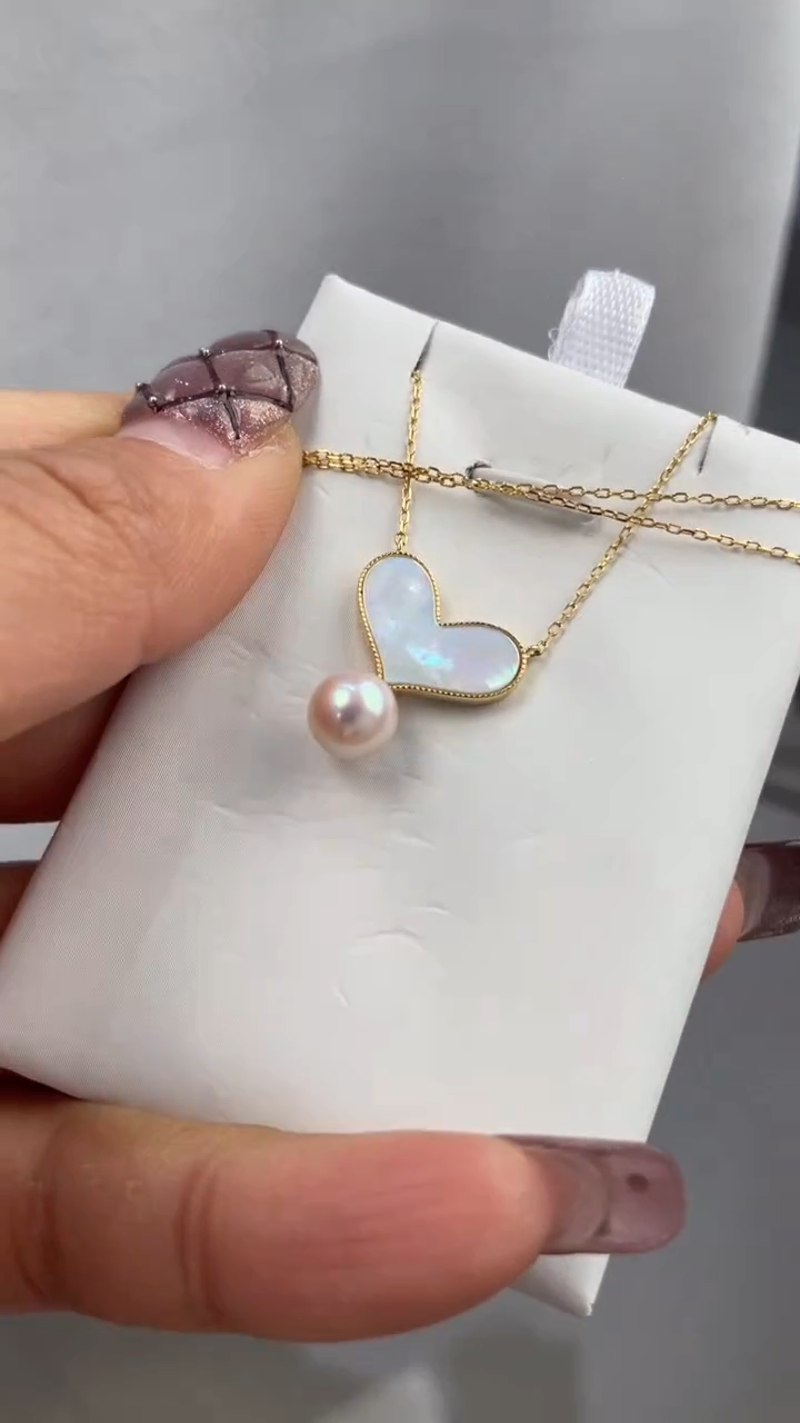 【闪购商品】海水珍珠颈饰银S925镶嵌吊坠