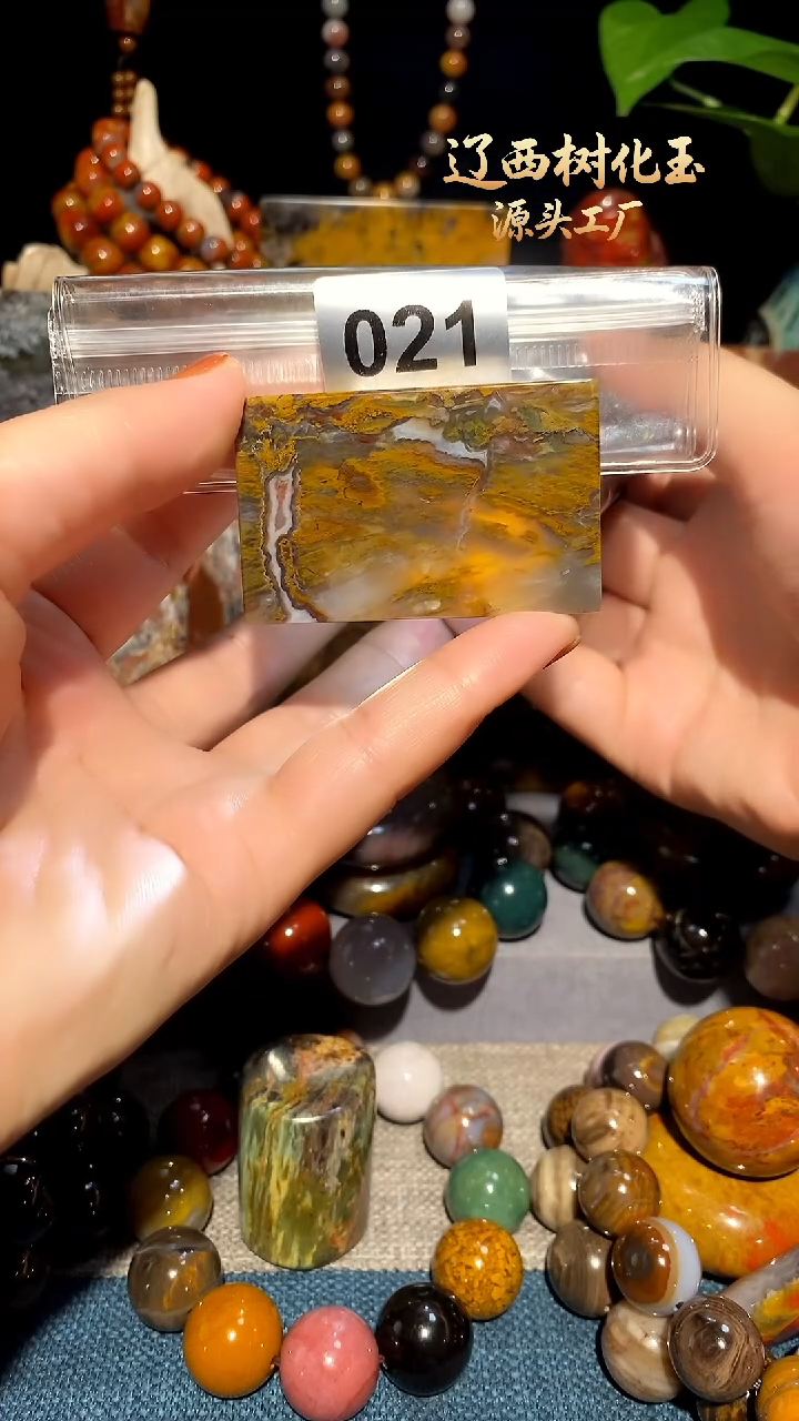未镶嵌-硅化玉天然北票硅化玉吊坠