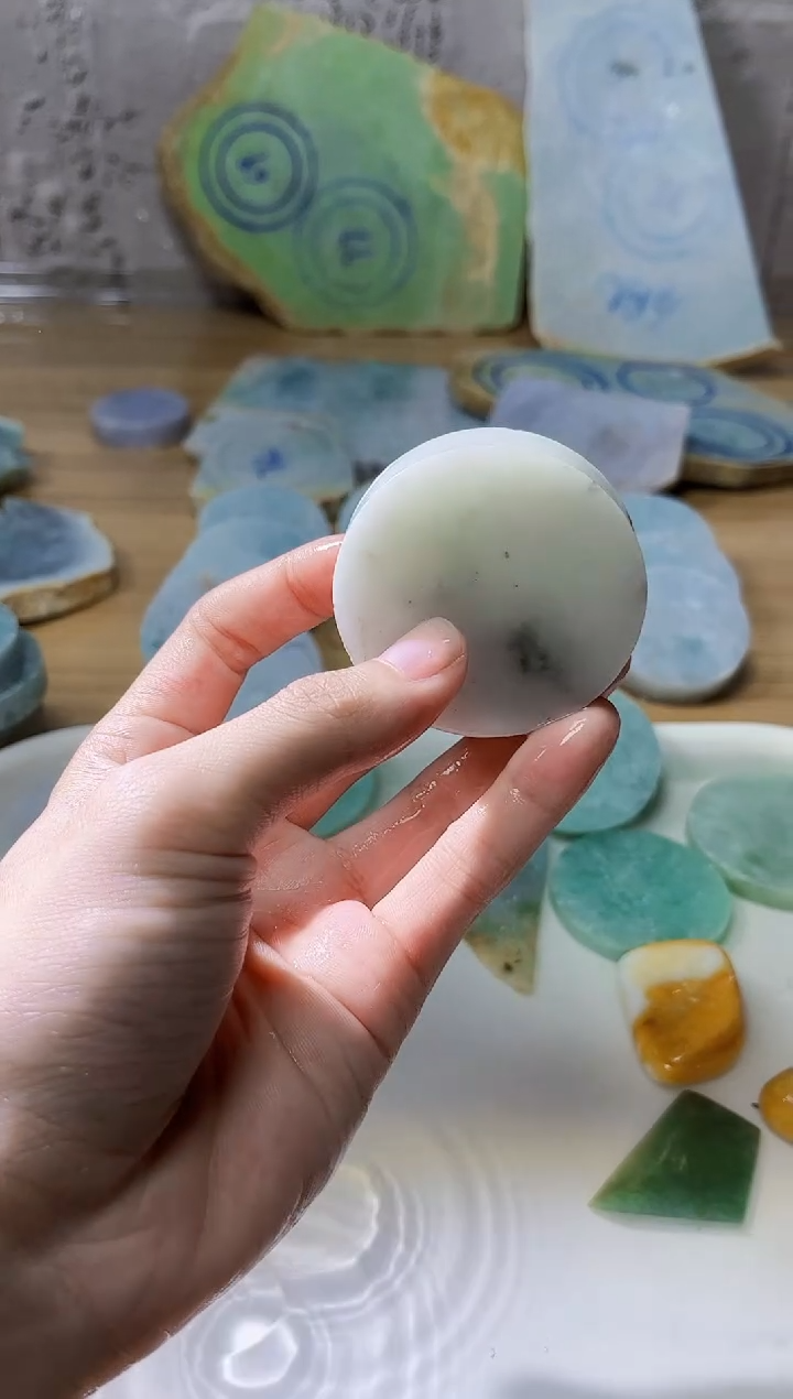 裸石翡翠翡翠a货正品玉石古陈338