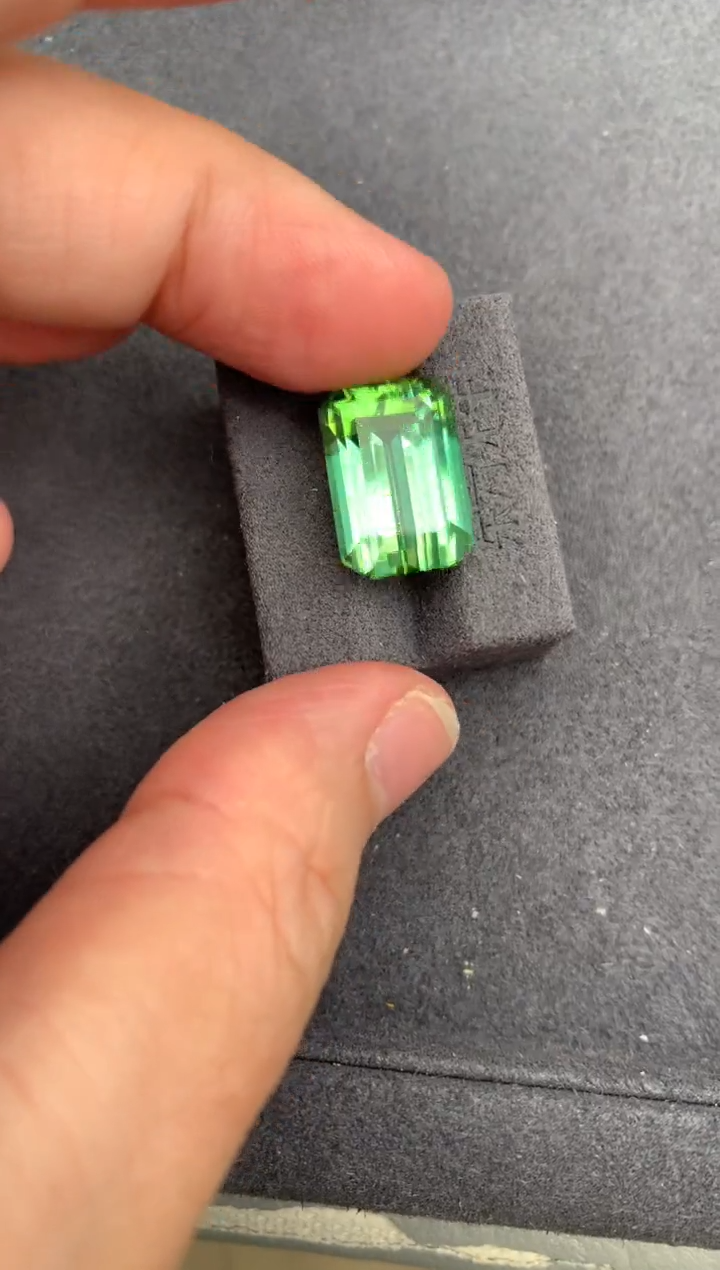 未镶嵌裸石碧玺12ct 绿碧玺 定制 BH