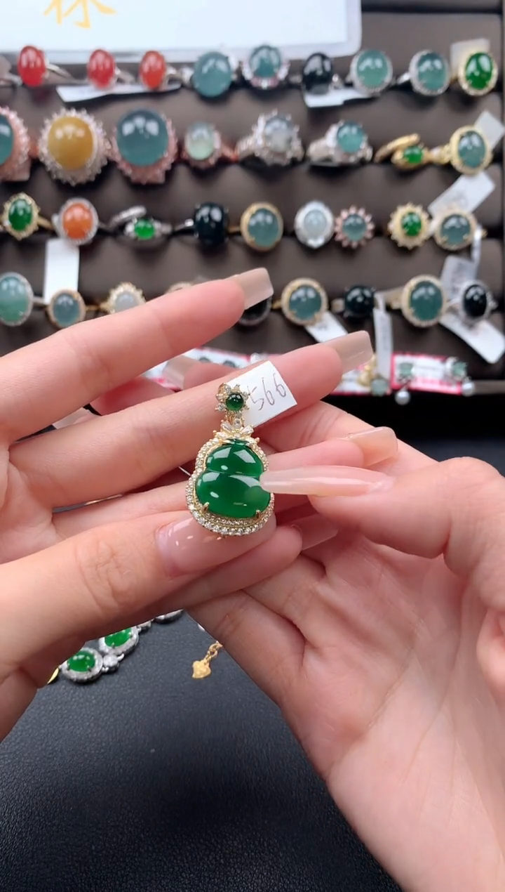 【闪购商品】翡翠戒指银S925镶嵌4324234