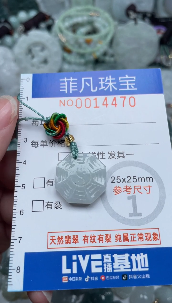 颈饰未镶嵌翡翠14470