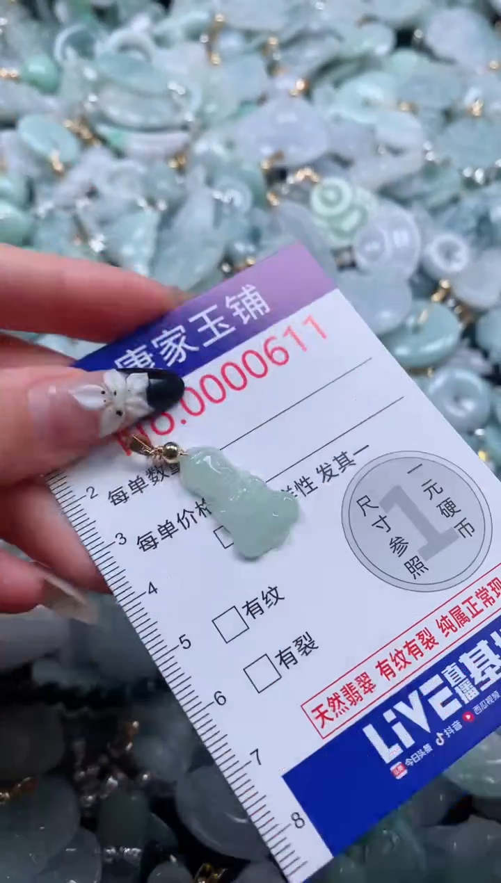 颈饰未镶嵌翡翠611