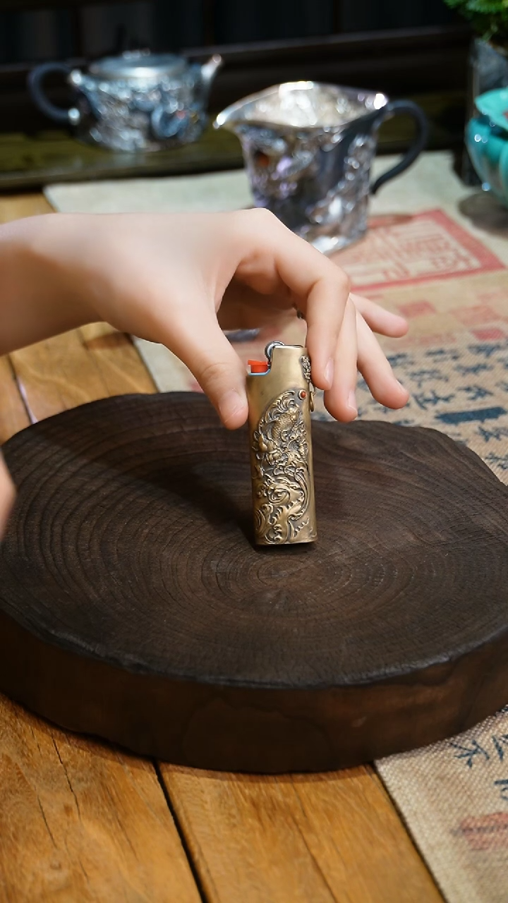 【闪购商品】福器艺术黄铜打火机