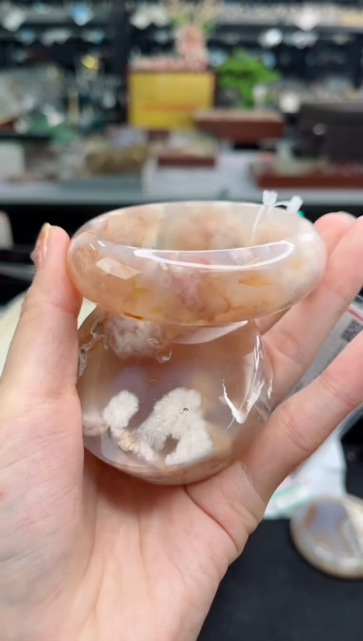 【闪购商品】石英质玉手镯未镶嵌59圈口（赠品镯心）3681124